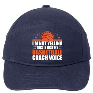 Cool Basketball Coach For  Wo Team Basketball Coaching 7-Panel Snapback Hat