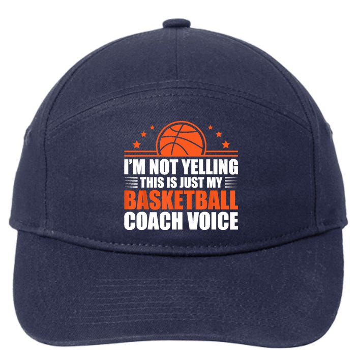 Cool Basketball Coach For  Wo Team Basketball Coaching 7-Panel Snapback Hat