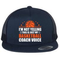 Cool Basketball Coach For  Wo Team Basketball Coaching Flat Bill Trucker Hat