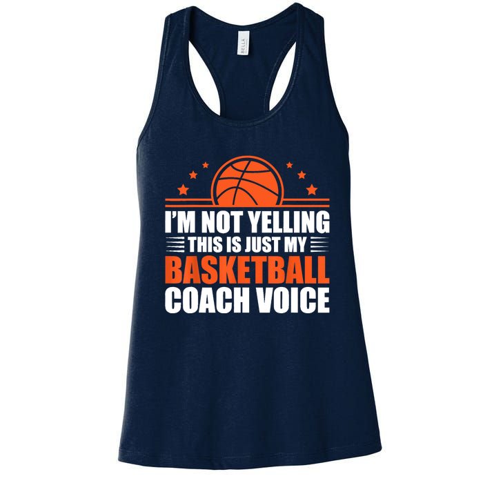 Cool Basketball Coach For  Wo Team Basketball Coaching Women's Racerback Tank