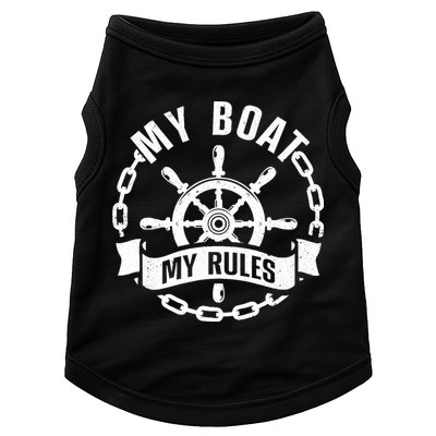 Cool Boat Captain Design For Boat Captain Boating Doggie Tank