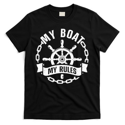 Cool Boat Captain Design For Boat Captain Boating T-Shirt