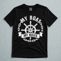Cool Boat Captain Design For Boat Captain Boating T-Shirt