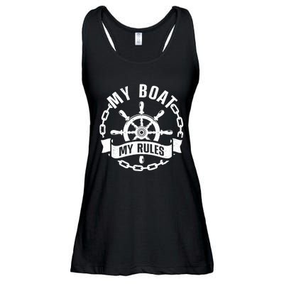 Cool Boat Captain Design For Boat Captain Boating Ladies Essential Flowy Tank