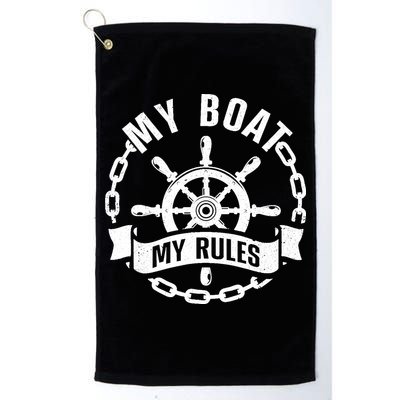 Cool Boat Captain Design For Boat Captain Boating Golf Towel