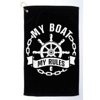 Cool Boat Captain Design For Boat Captain Boating Golf Towel