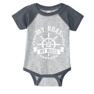 Cool Boat Captain Design For Boat Captain Boating Infant Baby Jersey Bodysuit