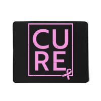 Cure Breast Cancer Awareness Pink Ribbon Mousepad