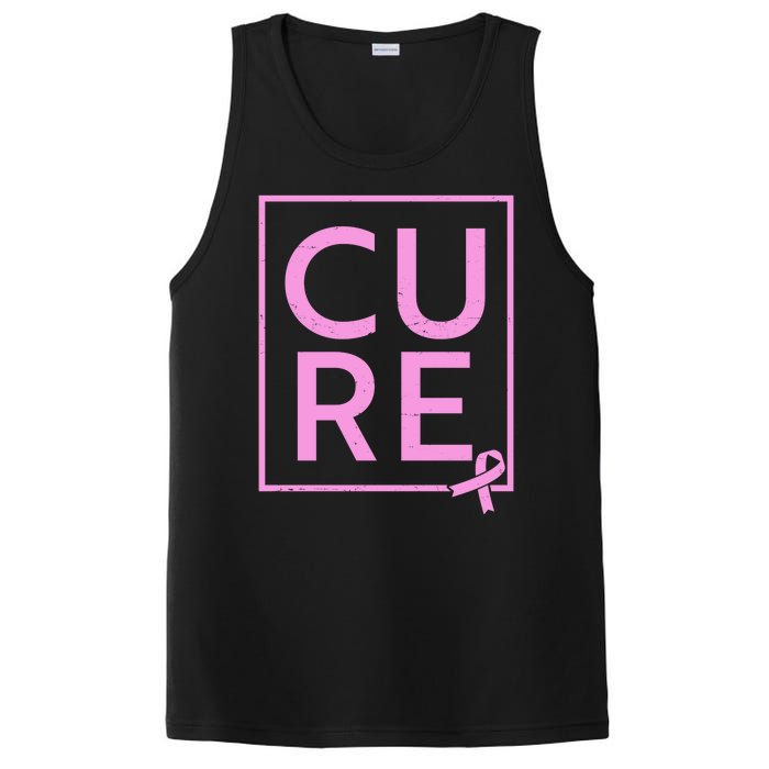 Cure Breast Cancer Awareness Pink Ribbon PosiCharge Competitor Tank