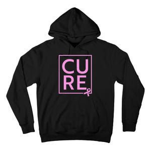 Cure Breast Cancer Awareness Pink Ribbon Tall Hoodie