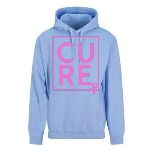 Cure Breast Cancer Awareness Pink Ribbon Unisex Surf Hoodie