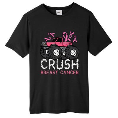 Crush Breast Cancer Awareness Monster Truck Tall Fusion ChromaSoft Performance T-Shirt