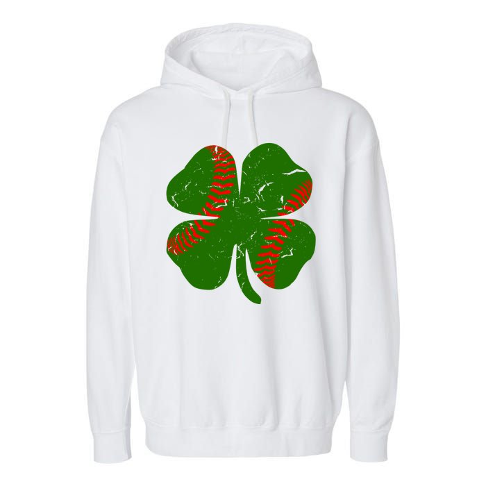 Clover Baseball Garment-Dyed Fleece Hoodie