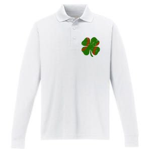 Clover Baseball Performance Long Sleeve Polo