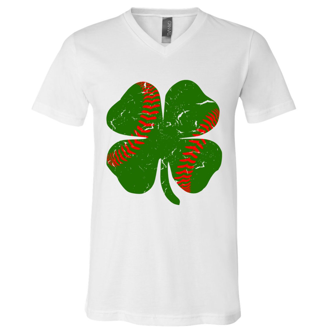 Clover Baseball V-Neck T-Shirt