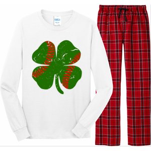 Clover Baseball Long Sleeve Pajama Set