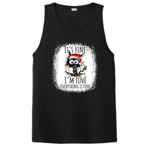 Christmas Black Cat ItS Fine IM Fine Everything Is Fine Gift PosiCharge Competitor Tank