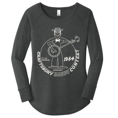 Craftsbury Banjo Contest 1984 Funny Women's Perfect Tri Tunic Long Sleeve Shirt