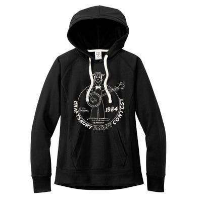 Craftsbury Banjo Contest 1984 Funny Women's Fleece Hoodie