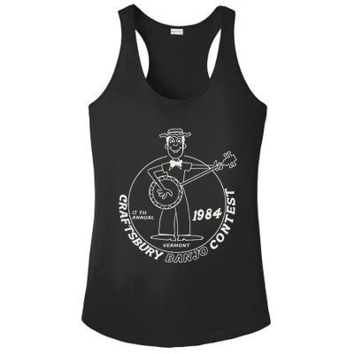 Craftsbury Banjo Contest 1984 Funny Ladies PosiCharge Competitor Racerback Tank