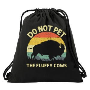 Cool Bison Design For Women Buffalo Animal Lovers Bison Drawstring Bag