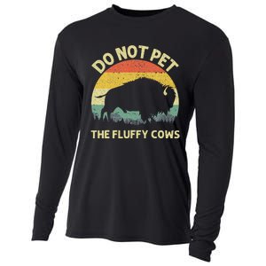 Cool Bison Design For Women Buffalo Animal Lovers Bison Cooling Performance Long Sleeve Crew