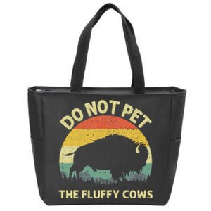 Cool Bison Design For Women Buffalo Animal Lovers Bison Zip Tote Bag