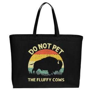 Cool Bison Design For Women Buffalo Animal Lovers Bison Cotton Canvas Jumbo Tote