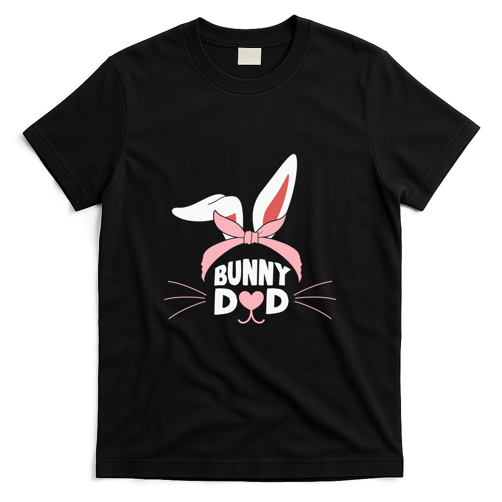 Cute Bunny Daddy Easter Dad Bunny Ears Father's Day Easter Day T-Shirt