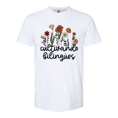 Cultivando Bilingues Dual Language Crew Bilingual Teacher Softstyle CVC T-Shirt