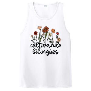 Cultivando Bilingues Dual Language Crew Bilingual Teacher PosiCharge Competitor Tank