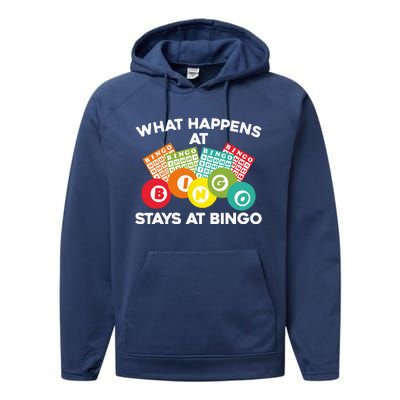 Cute Bingo Design For Women Bingo Player Gambling Game Performance Fleece Hoodie