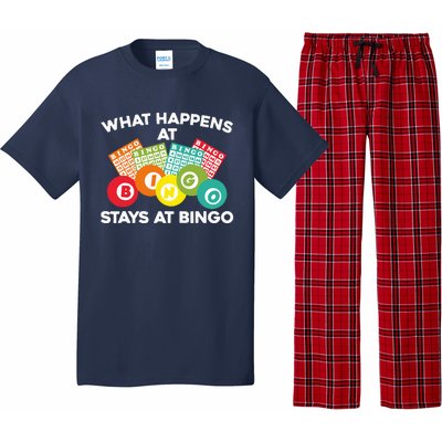 Cute Bingo Design For Women Bingo Player Gambling Game Pajama Set