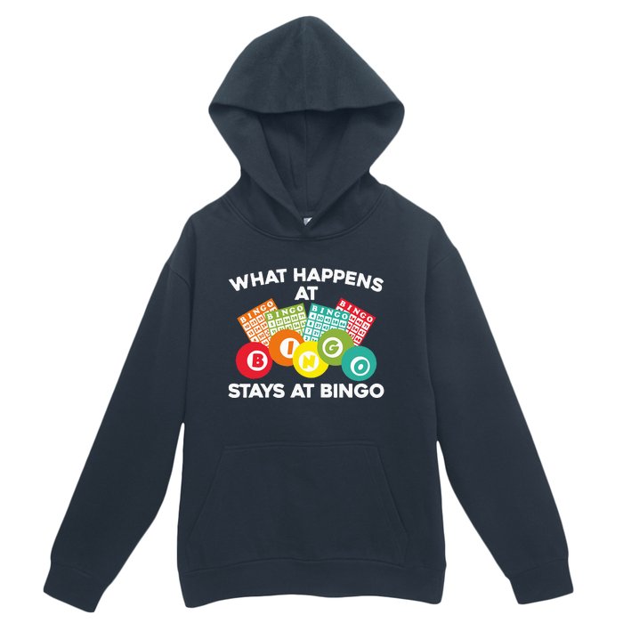 Cute Bingo Design For Women Bingo Player Gambling Game Urban Pullover Hoodie