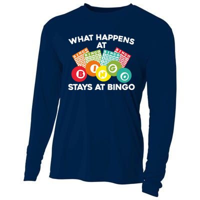 Cute Bingo Design For Women Bingo Player Gambling Game Cooling Performance Long Sleeve Crew