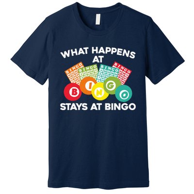 Cute Bingo Design For Women Bingo Player Gambling Game Premium T-Shirt