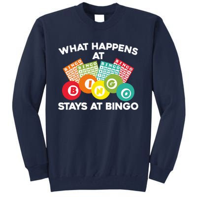 Cute Bingo Design For Women Bingo Player Gambling Game Tall Sweatshirt