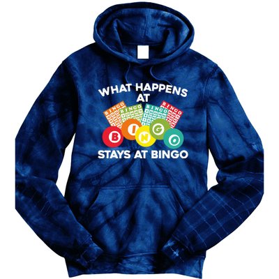 Cute Bingo Design For Women Bingo Player Gambling Game Tie Dye Hoodie