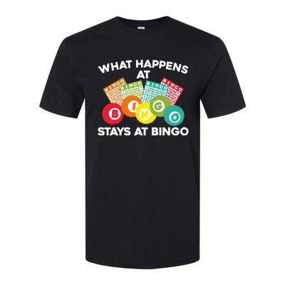 Cute Bingo Design For Women Bingo Player Gambling Game Softstyle CVC T-Shirt