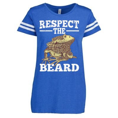 Cool Bearded Dragon For Men Women Reptile Lizard Herpetology Enza Ladies Jersey Football T-Shirt