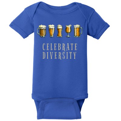 Celebrate Beer Diversity Drinking Gift Baby Bodysuit
