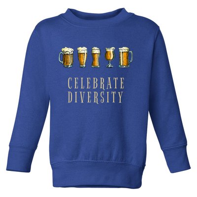 Celebrate Beer Diversity Drinking Gift Toddler Sweatshirt