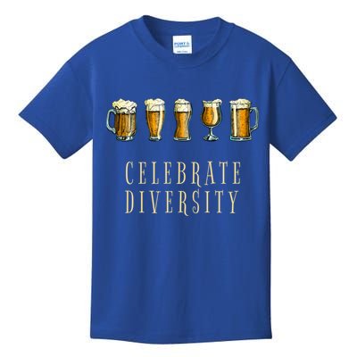 Celebrate Beer Diversity Drinking Gift Kids T-Shirt