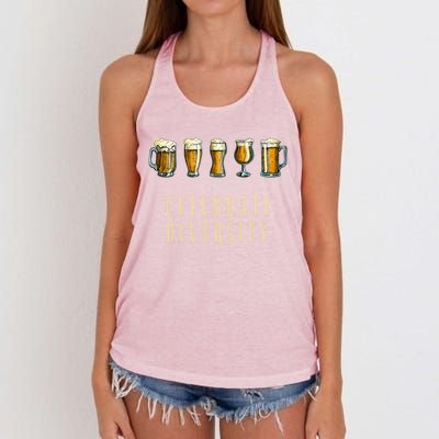 Celebrate Beer Diversity Drinking Gift Women's Knotted Racerback Tank