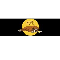 Cute Boxers Dog And Funny Dog Lazy Boxer Dog Bumper Sticker