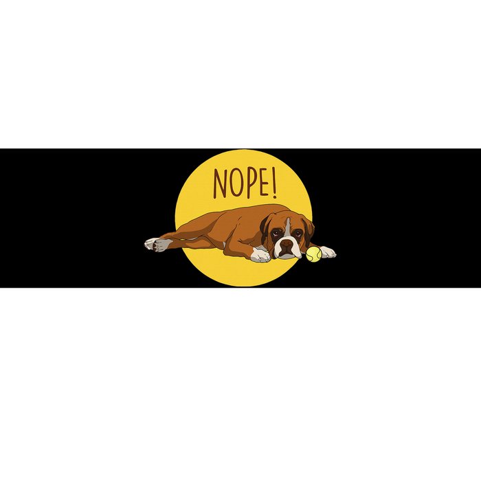 Cute Boxers Dog And Funny Dog Lazy Boxer Dog Bumper Sticker