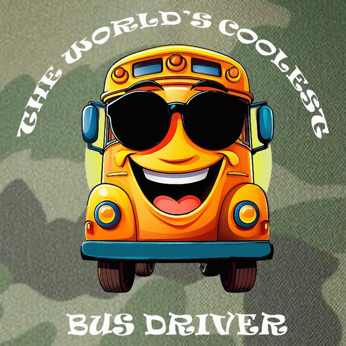 Coolest Bus Driver Legacy Tie Dye Trucker Hat
