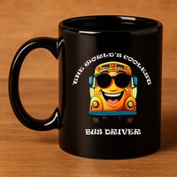 Coolest Bus Driver 11oz C Handle Ceramic Mug