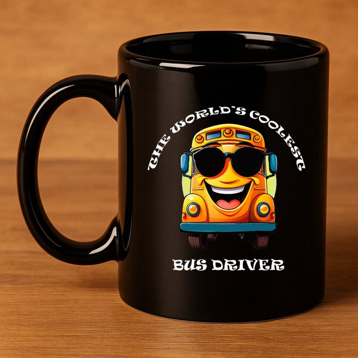 Coolest Bus Driver 11oz C Handle Ceramic Mug