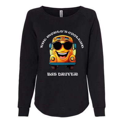 Coolest Bus Driver Womens California Wash Sweatshirt